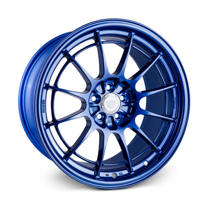 Enkei NT03+M 18x9.5 5x114.3 40mm Offset 72.6mm Bore Victory Blue Wheel G35/350z (MOQ 40)