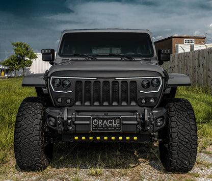 ORACLE Lighting 2019+ Jeep Wrangler JL Skid Plate w/ Integrated LED Emitters - Yellow NO RETURNS