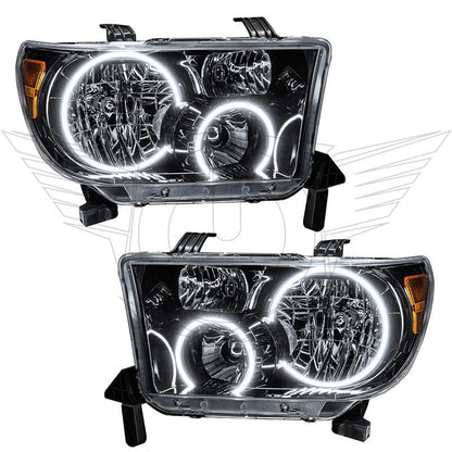 Oracle 07-11 Toyota Tundra Pre-Assembled Headlights - Black Housing - w/ BC1 Controller SEE WARRANTY