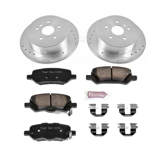 Power Stop 09-16 Toyota Venza Rear Z23 Evolution Sport Brake Kit