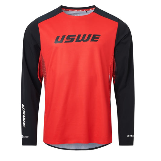 USWE Lera Off-Road Jersey Adult Flame Red - XS