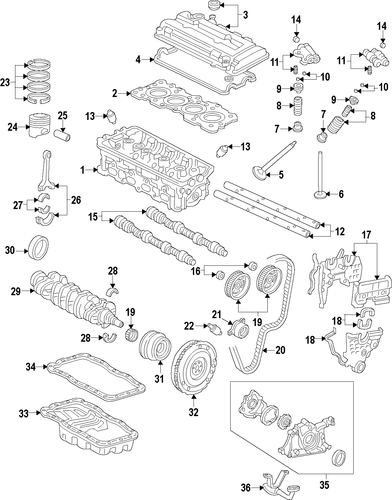 Honda - B-Series Rear Main Crank Seal