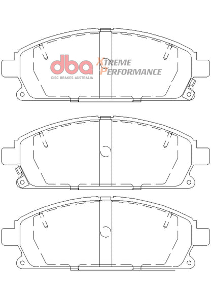 DBA 96-04 Nissan Pathfinder XP650 Front Brake Pads