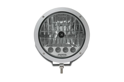 Putco HID Lamp w/4 LED DayTime Running Lights - 9in Silver Housing w/ Clear Lens HID Off Road Lamps