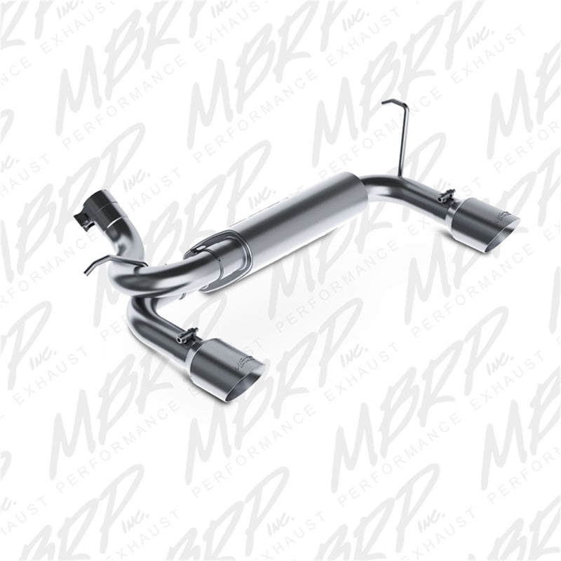 MBRP 07-14 Jeep Wrangler/Rubicon 3.6L/3.8L V6 Axle-Back Dual Rear Exit Aluminum Performance Exhuast