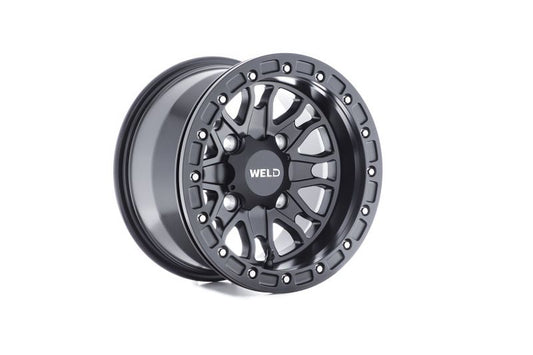 Weld UTV RF Series Raptor U500 15x8 Raptor Beadlock 4x156 4BS Satin BLK