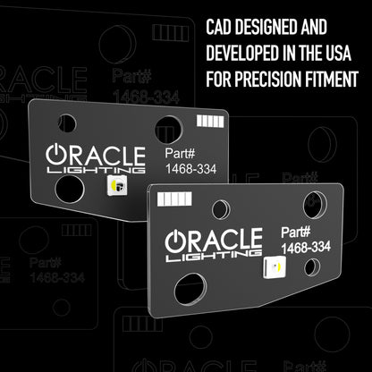 Oracle 2021 Ford Bronco DRL Upgrade w/ Halo Kit - ColorSHIFT w/ RF Controller SEE WARRANTY