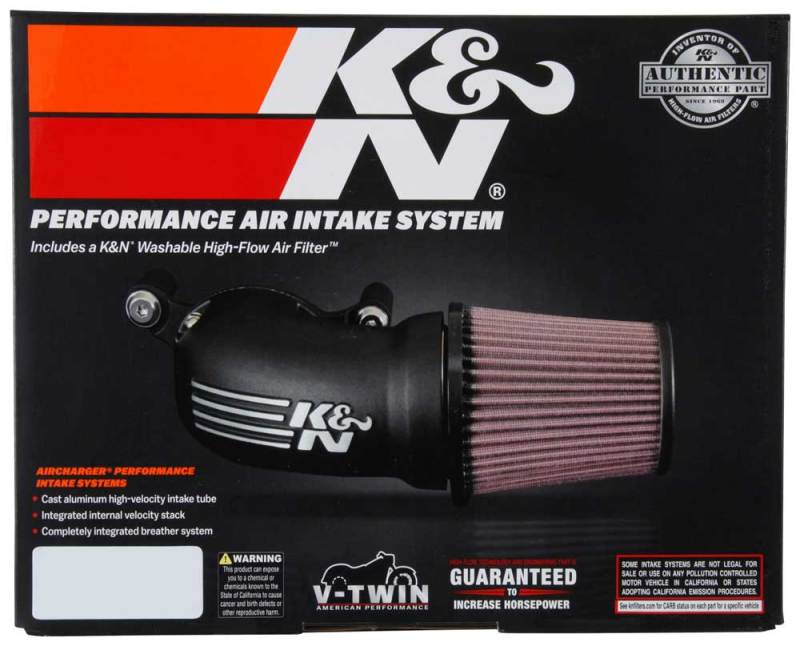 K&N 17-18 Harley Davidson Touring Models Performance Air Intake System