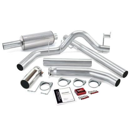 Banks Power 02 Dodge 5.9L Ext Cab Git-Kit - SS Single Exhaust w/ Chrome Tip