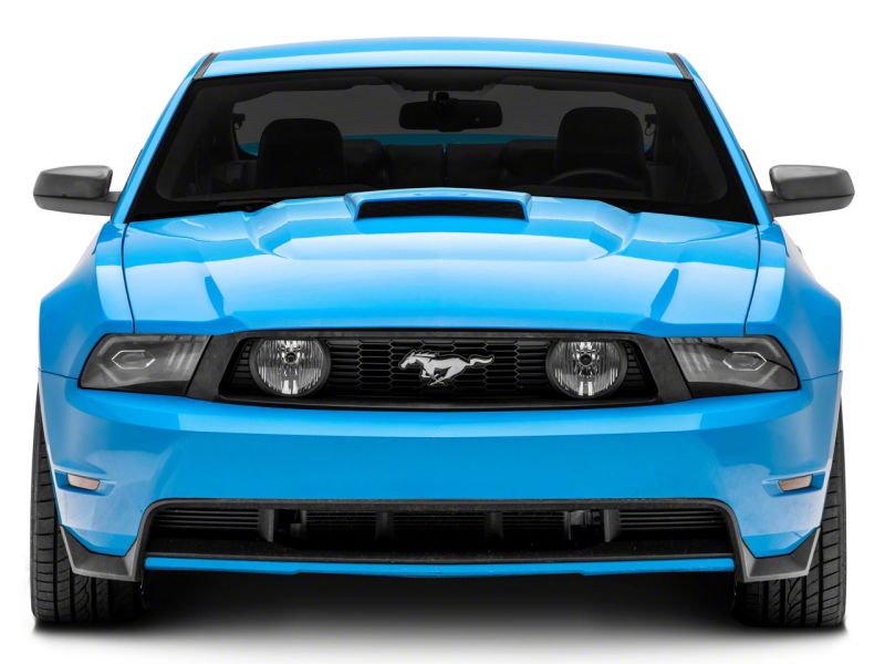 Raxiom 10-12 Ford Mustang w/ Factory Halogen LED Projector Headlights- Blk Housing (Clear Lens)
