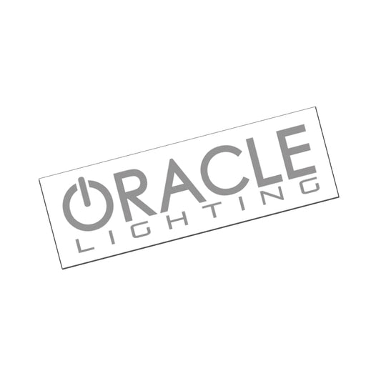 Oracle Decal 6in - Silver SEE WARRANTY