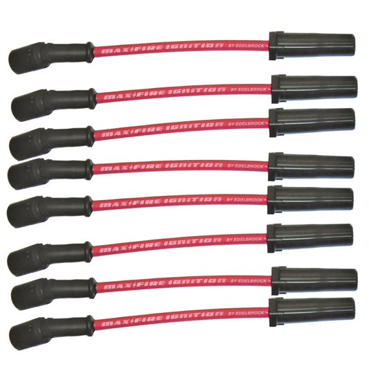 Edelbrock Spark Plug Wire Set GM LS Engines Heat Shields w/o Red Wire (Set of 8)