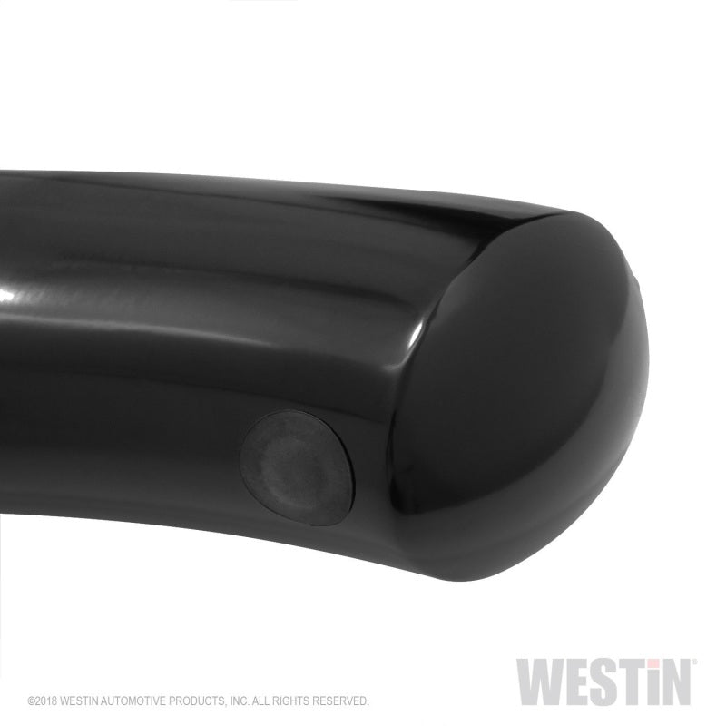 Westin 19-20 Chevrolet/GMC Silverado/Sierra 1500 Double Cab PRO TRAXX 4 Oval Nerf Step Bars - Black