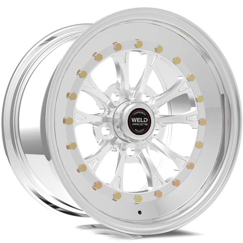 Weld Vitesse 15x14 / 5x4.5 BP / 6.5in. BS Polished Wheel - Non-Beadlock