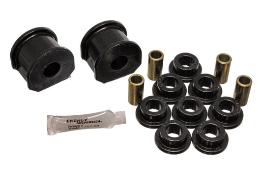 Energy Suspension Ford Truck 3/4in Dia 2in Tall inAin Style Rear Sway Bar Bushing Set - Black
