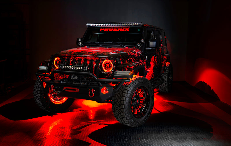 Oracle Jeep Wrangler JK/JL/JT High Performance W LED Fog Lights - ColorSHIFT - Dynamic SEE WARRANTY