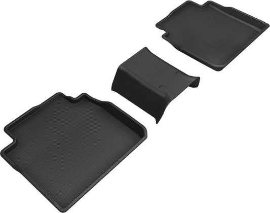 3D MAXpider 2019-2020 Toyota/Lexus Avalon/Es Kagu 2nd Row Floormats - Black