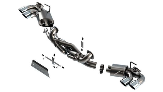 Borla 20-23 Chevrolet Corvette Stingray ATAK Cat-Back Exhaust System (Euro Spec)