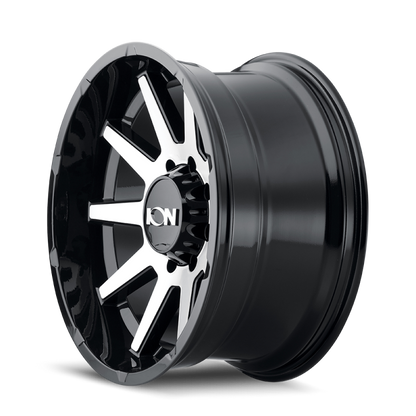 ION Type 143 20x9 / 6x139.7 BP / 0mm Offset / 106mm Hub Black/Machined Wheel