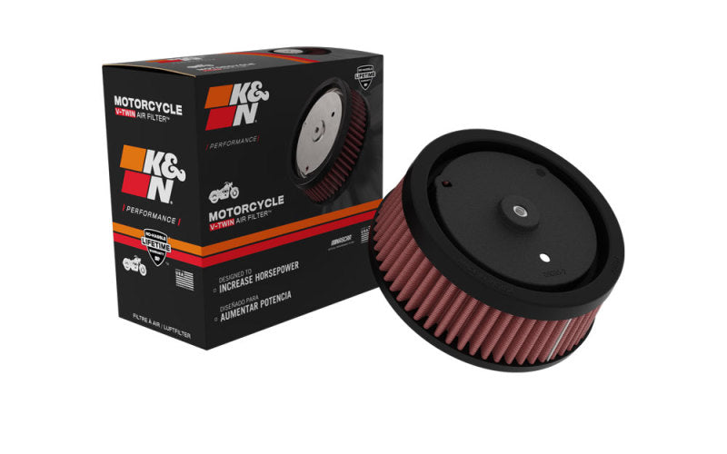 K&N Replacement Air Filter 5.5in Top OD x 6in Base OD x 2.313in H for Harley Davidson