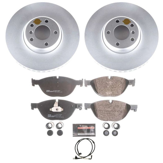 Power Stop 10-17 BMW 535i GT Front Euro-Stop Brake Kit