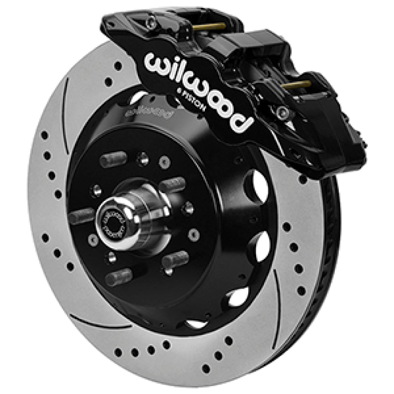 Wilwood Forged 6 Piston Superlite Caliper, GT 72 Vane Vented Spec37 D&S Rotor - 14.00x1.25