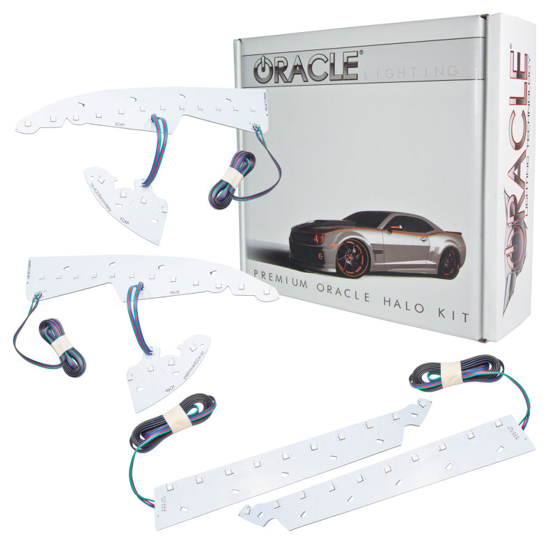 Oracle 14-15 GMC Sierra Headlight DRL Upgrade Kit - ColorSHIFT w/o Controller SEE WARRANTY