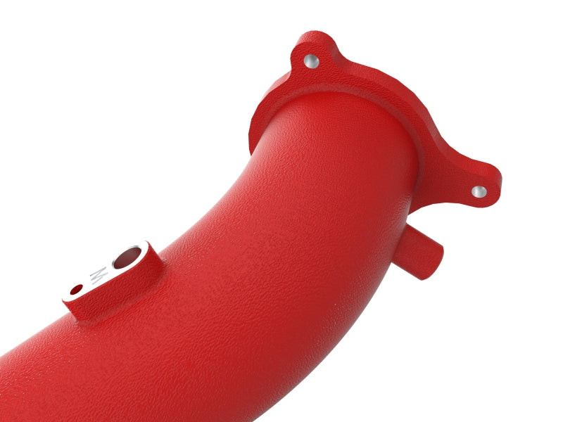 aFe BladeRunner Red 2-3/4in Aluminum Charge Pipe 2021 Toyota Supra GR (A90) I4-2.0L (t) B48