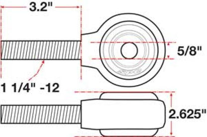 SPC Performance XAXIS Rod End Ball Joint