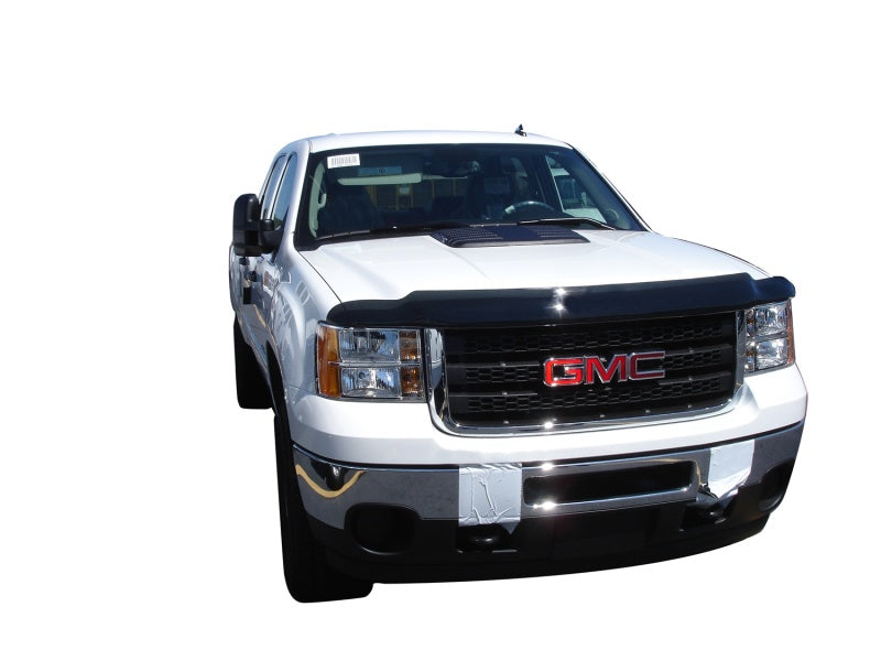 AVS 11-14 GMC Sierra 2500 High Profile Bugflector II Hood Shield - Smoke