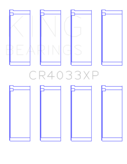 King Honda F20C/F22C / 97-01 H22A4 (Size .025) Rod Bearing Set
