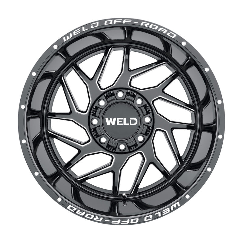 Weld Off-Road W117 20X9 Fulcrum 8X170 ET00 BS5.00 Gloss Black MIL 125.1