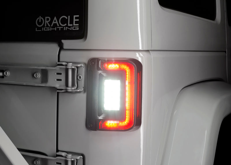 Oracle 07-17 Jeep Wrangler JK Flush Mount LED Tail Lights - Tinted