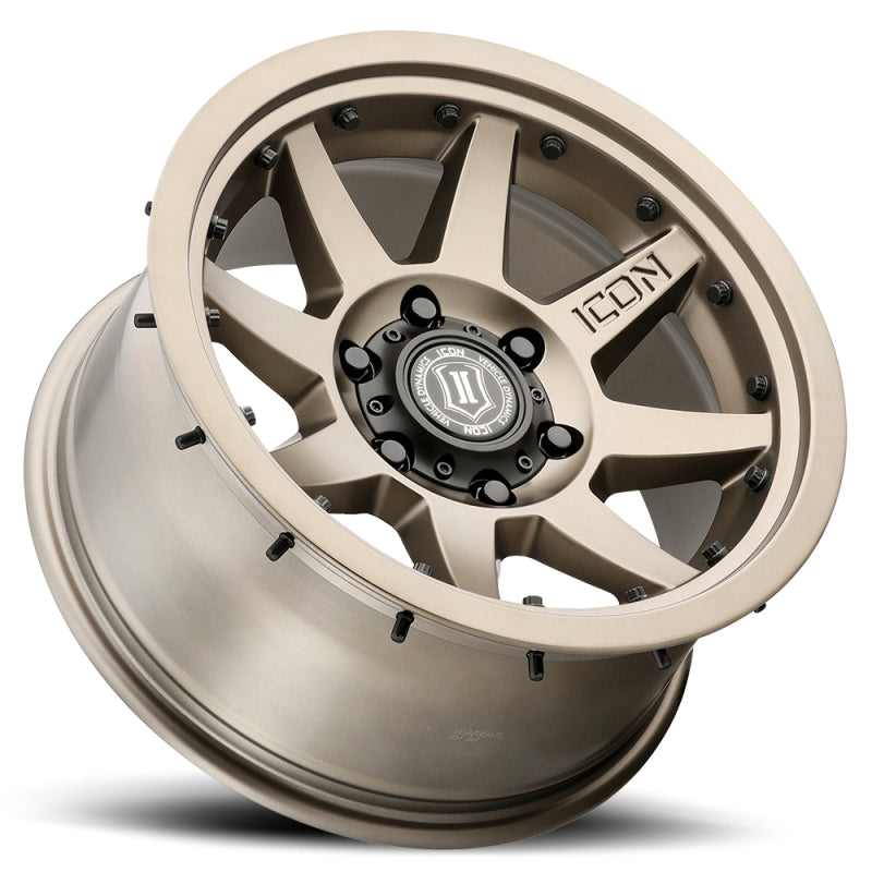 ICON Rebound Pro 17x8.5 5x150 25mm Offset 5.75in BS 110.1mm Bore Bronze Wheel