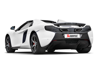 Akrapovic 14-17 McLaren 650S/650S Spyder Slip-On Line (Titanium) w/ Carbon Tips