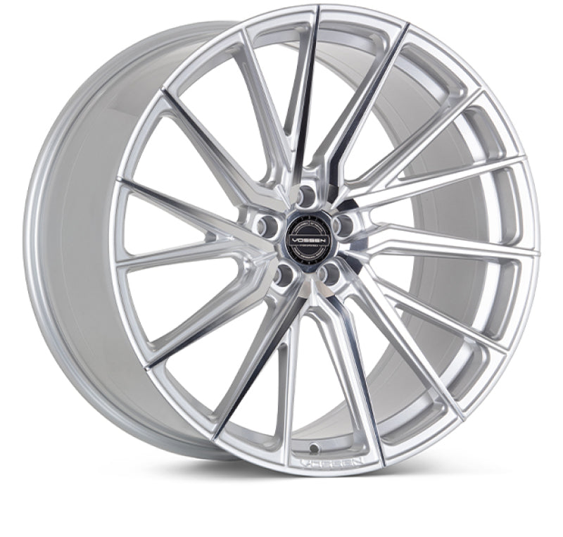 Vossen HF-4T 21x9 / 5x120 / ET30 / Flat Face / 72.56 - Silver Polished - Right Wheel