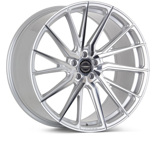 Vossen HF-4T 20x9 / 5x114.3 / ET32 / Flat Face / 73.1 - Silver Polished - Right Wheel
