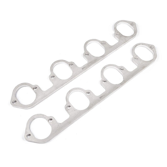 Stainless Works Big Block Ford Flat Tall Oval Port Header 304SS Exhaust Flanges 2-1/4in Primaries