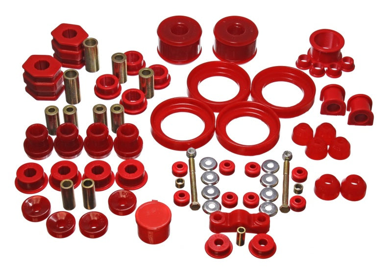 Energy Suspension - 96-00 Honda Civic/CRX Red Hyper-Flex Master Bushing Set