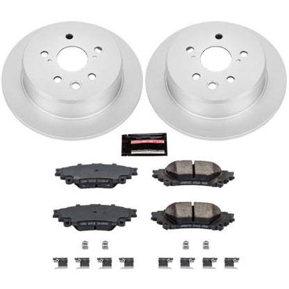 Power Stop 14-15 Lexus IS250 Rear Z17 Evolution Geomet Coated Brake Kit