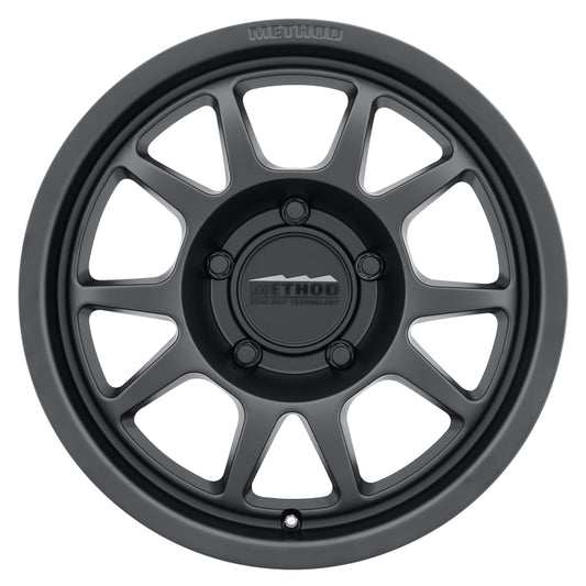 Method MR702 17x8.5 0mm Offset 5x150 110.5mm CB Matte Black Wheel