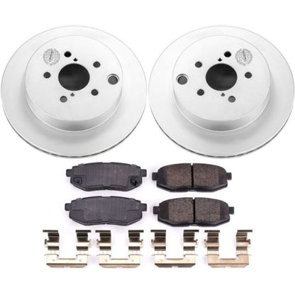 Power Stop 14-18 Subaru Forester Rear Z17 Evolution Geomet Coated Brake Kit