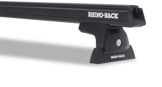 Rhino-Rack Heavy Duty 65in 2 Bar Roof Rack (No Tracks) - Black