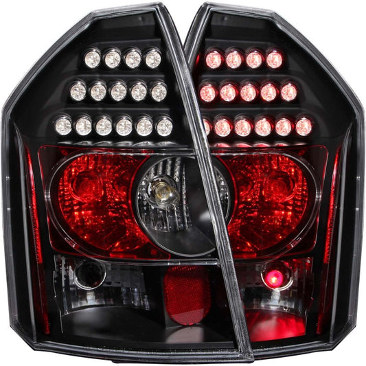 ANZO 2005-2007 Chrysler 300C LED Taillights Black