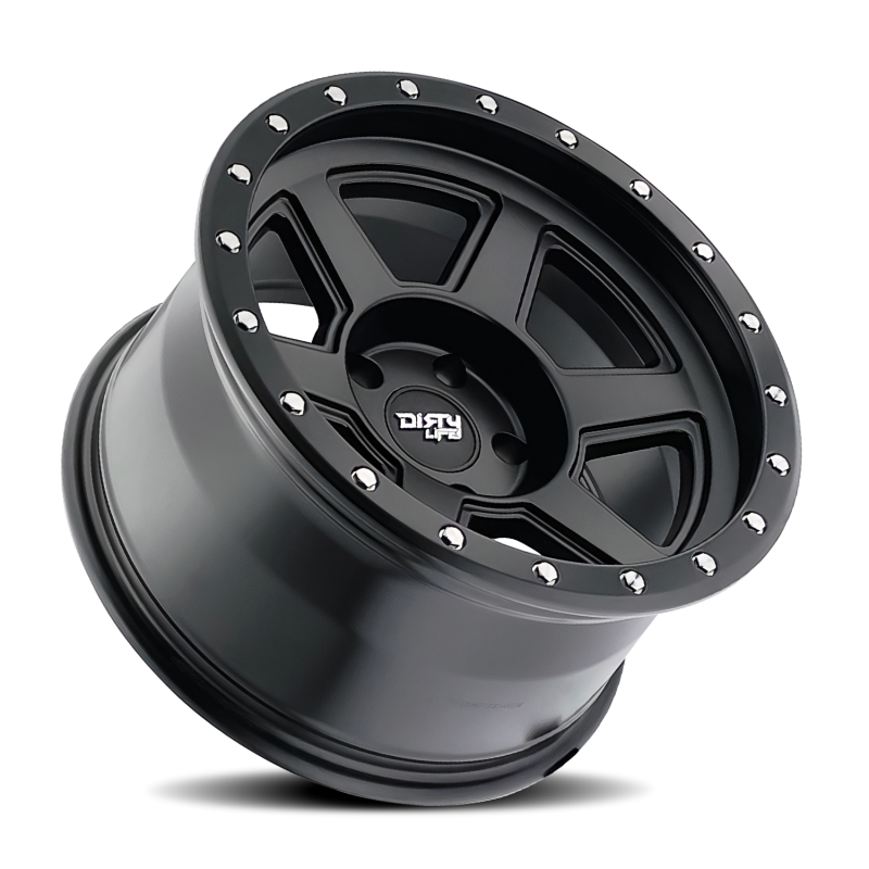 Dirty Life 9315 Compound 17x9 / 6x135 BP / -12mm Offset / 87.1mm Hub Matte Black Wheel