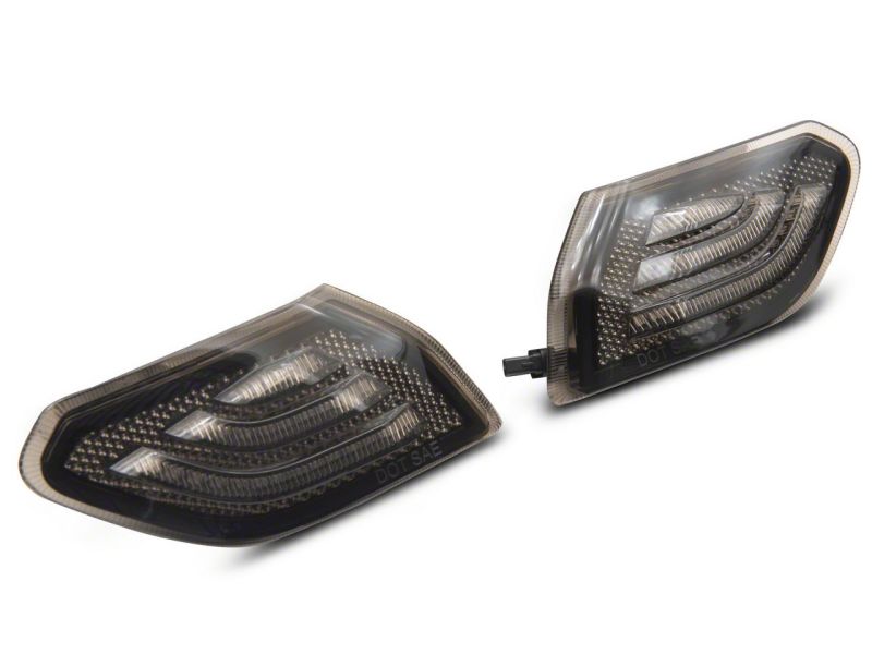 Raxiom 18-23 Jeep Wrangler JL Axial Series LED Side Marker Lights- Smoked