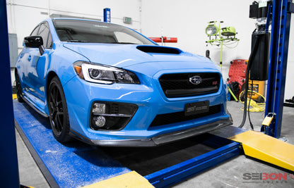 Seibon 2015+ Subaru STI/WRX MB1-Style Carbon Fiber Front Lip