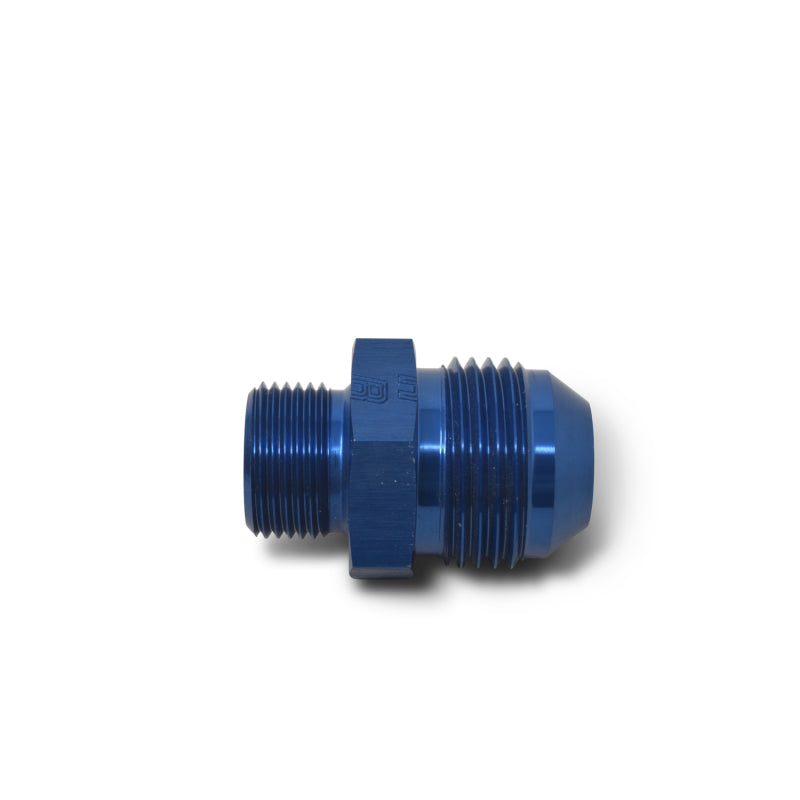 Russell Performance -4 AN Flare to 14mm x 1.5 Metric Thread Adapter (Blue)
