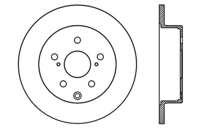 StopTech Drilled Sport Brake Rotor