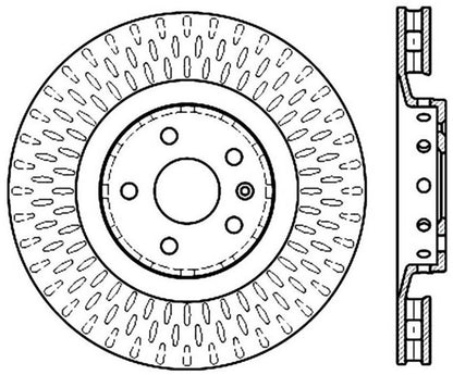 StopTech Drilled & Slotted Right Sport Brake Rotor for 2009 Cadillac CTS-V